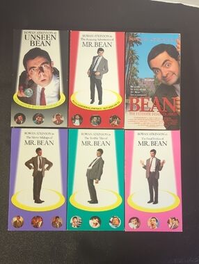 Mr.Bean VHS Tapes Set Of 6 Rowan Atkinson